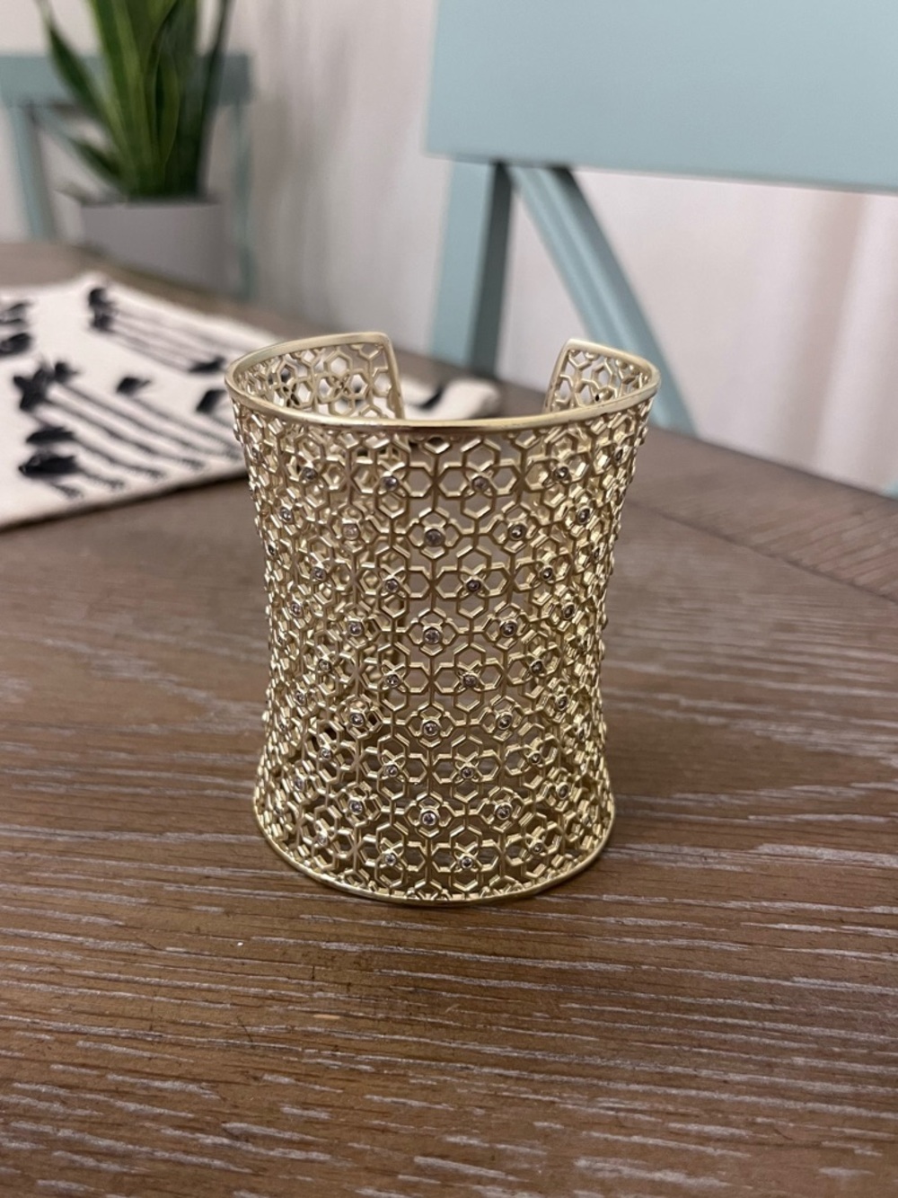 Kendra Scott Jude Crystal Cuff Bracelet NWOT